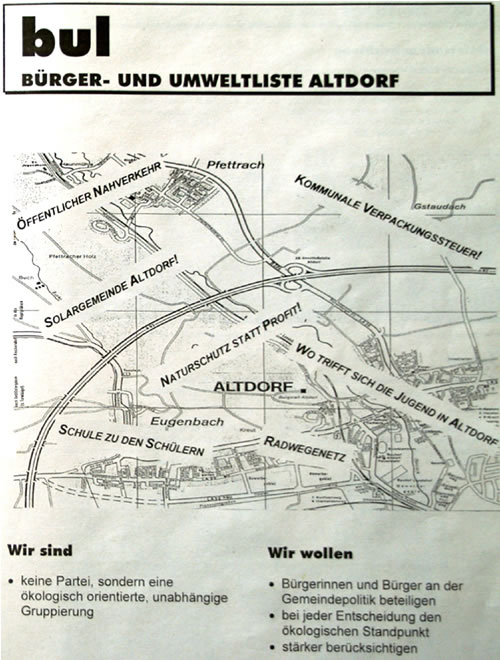 Wahlprogramm 1996 Seite 1