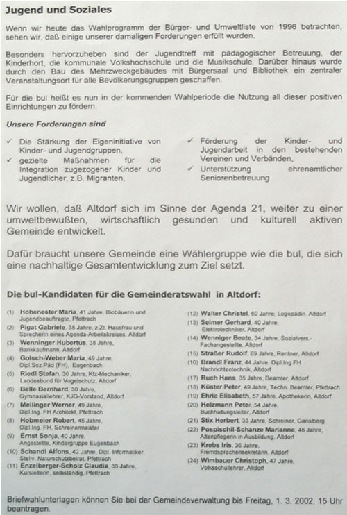 Wahlprogramm 2002 Seite 4
