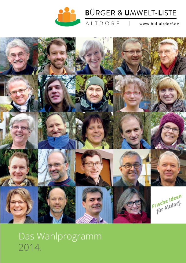 Wahlprogramm 2014 Seite 1